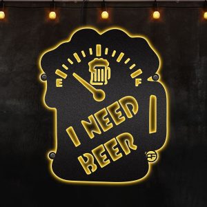 I need Beer Led Sign, Beer Sign, Neon Sign, Pub Wall Decor,Bar Wood Sign Led, Bar Decor,Home Decor,Beer Wall Decor,Personalized Gift