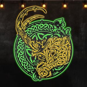 Loki, the God of Mischief- Afcultures Custom Neon Metal Sign, Neon Lights Metal Wall Art With Led Lights