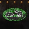 Walking Horses in the Forest- Decorative for Farmhouse Afcultures Custom Neon Metal Sign, Neon Lights Metal Wall Art - MS