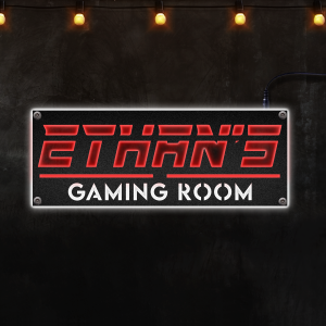 Personalized Gaming Room LED Metal Art Sign, Light up Gamer Metal Sign, Afcultures Custom Neon Metal Sign, Neon Metal Wall Art