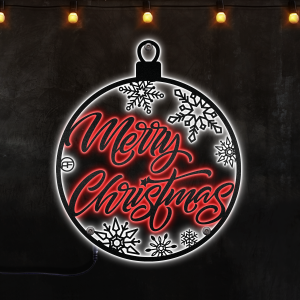 Christmas Metal Wall Decor, Christmas Gift, Afcultures Custom Neon Metal Sign, Neon Lights Metal Wall Art
