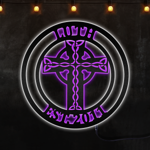 Personalized Family Name Metal Sign, Afcultures Custom Neon Metal Sign, Neon Lights Metal Wall Art With Led Lights - MS