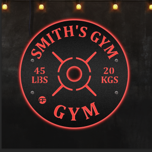 Personalized Gym Weight Plate