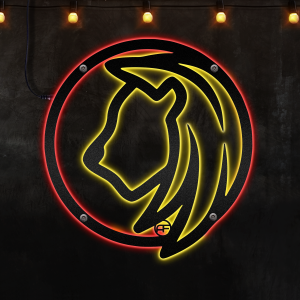 Zodiac Sign Leo Horoscope Wall Decor, Afcultures Custom Neon Metal Sign, Neon Lights Metal Wall Art, Housewarming Gift, Large Metal Decor, Wall Hangings, Living Room Decoration