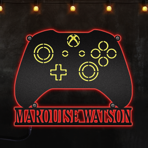 Custom Game Room, Afcultures Custom Neon Metal Sign, Neon Lights Metal Wall Art With Led Lights - MS
