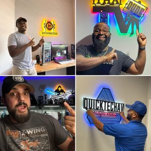 [ORDER REQUEST] Custom Backlit LED Metal Signs (Sq.ft)